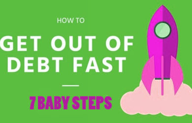 How to Get Out of Debt: 7 Baby steps