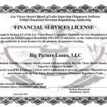 Big Picture Loans lending license